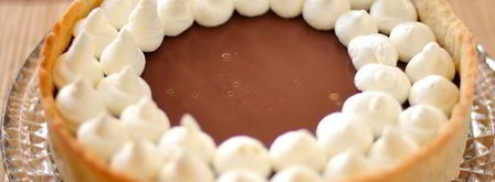 шоколадный тарт с карамелью и соленым арахисом. Шаг 7