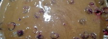 шоколадный теплый тарт с вишнями и сливами. Шаг 11