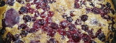 шоколадный теплый тарт с вишнями и сливами. Шаг 15