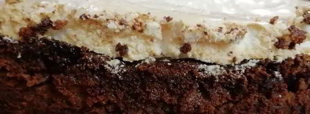 шоколадный теплый тарт с вишнями и сливами. Шаг 18