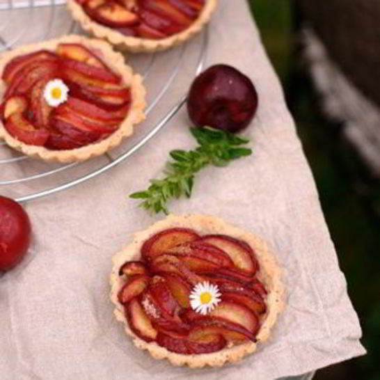 Рецепт сливового тарта с маковым тестом