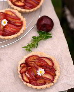 Сливовый тарт с маковым тестом