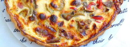 сметанный тарт с овощами и фетой. Шаг 13