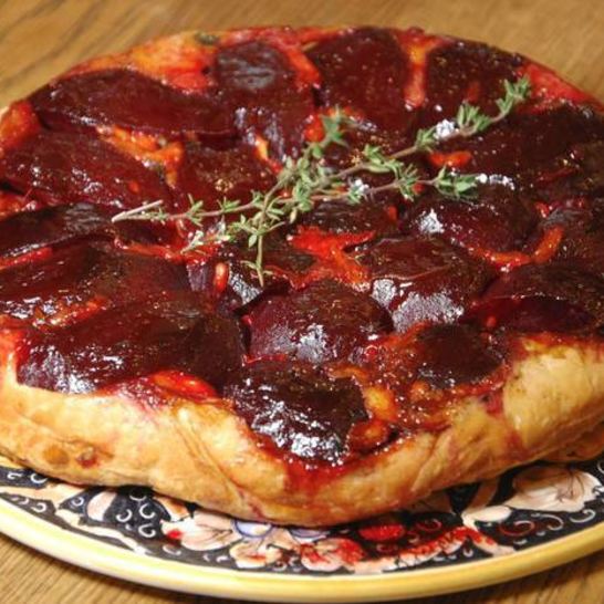 Рецепт свекольного тарта татен