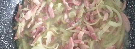 тарт фламбе с беконом. Шаг 7