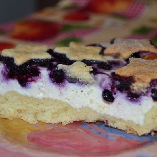 Рецепт тарта с черникой звездное небо