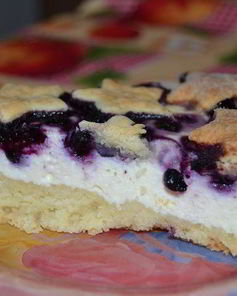 Тарт с черникой Звездное небо