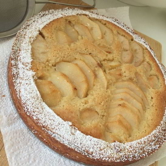 Рецепт тарта с франжипаном и грушами