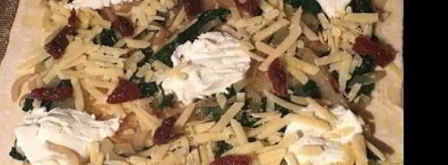 тарт с козьим сыром и шпинатом. Шаг 5