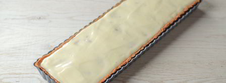 тарт с персиками и заварным кремом. Шаг 15