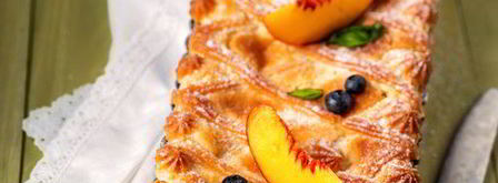 тарт с персиками и заварным кремом. Шаг 17