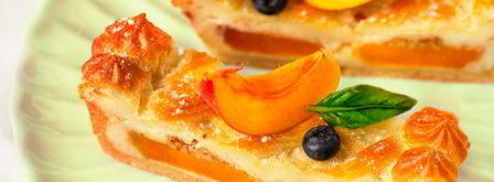 тарт с персиками и заварным кремом. Шаг 18