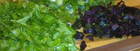 тарт с помидорами, фетой и зеленью. Шаг 6