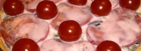 тарт с помидорами, фетой и зеленью. Шаг 9