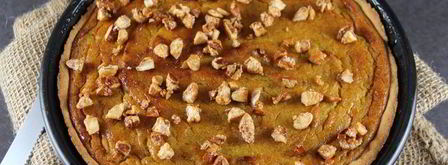 тарт с пряной тыквой, медом и карамелизированным миндалем. Шаг 11