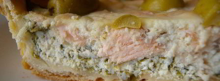 тарт с рыбой и творожным сыром. Шаг 18