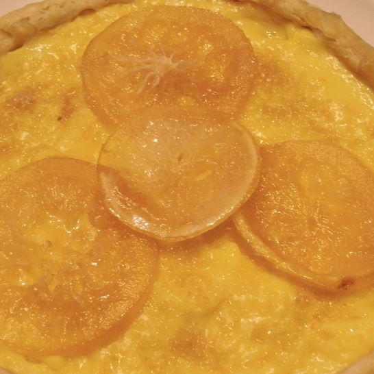 Рецепт тарта с цитрусовыми и виски