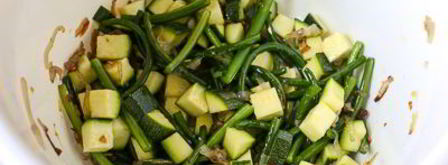 тарт с цуккини и чесночными стрелками. Шаг 24