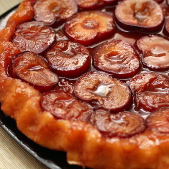 Рецепт тарта татен со сливами