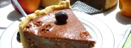 тарт творожный груши в шоколаде. Шаг 8