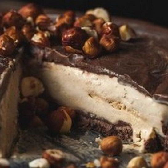 Рецепт тарта в шоколадной глазури с мороженым