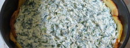 творожный тарт с зеленью в картофельной корочке. Шаг 3