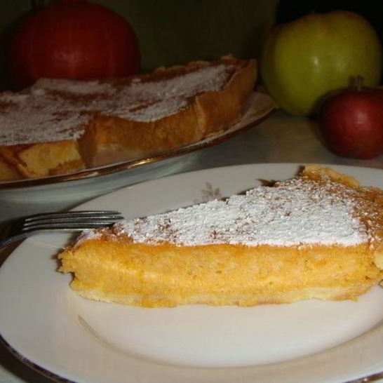 Рецепт тыквенно-яблочного тарт