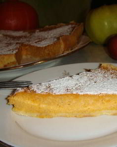 Тыквенно-яблочный тарт