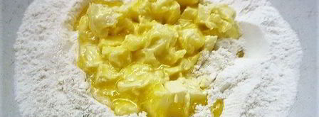 вишневый тарт с лаймом и заварным кремом. Шаг 2