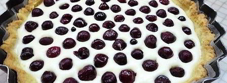 вишневый тарт с лаймом и заварным кремом. Шаг 14