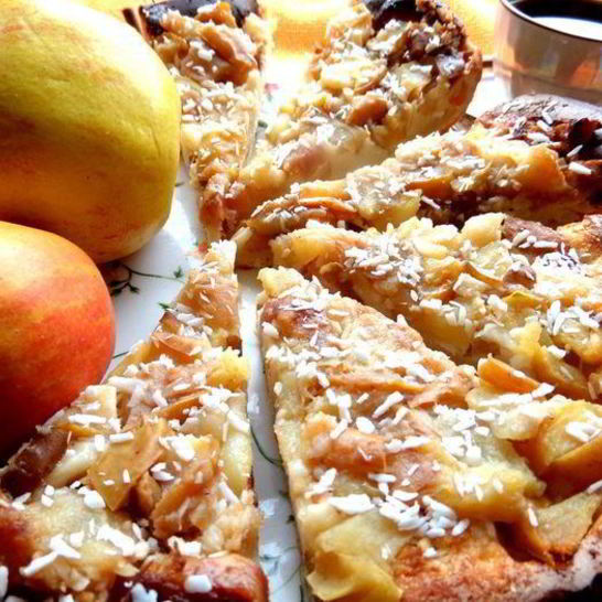 Рецепт яблочно-грушевого тарт татен