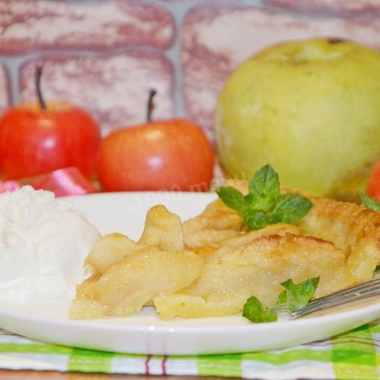 Рецепт яблочного тарта из яблок