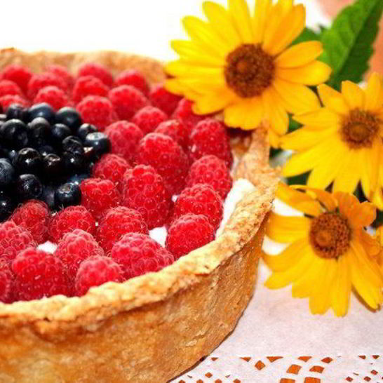 Рецепт ягодной тартинки