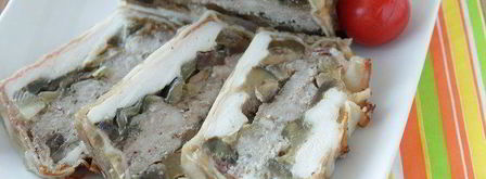 террин с баклажанами и шампиньонами. Шаг 10