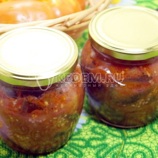 Рецепт тещиного языка из баклажанов