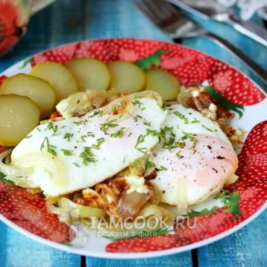 Рецепт яичницы в мультиварке