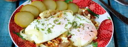 яичница в мультиварке. Шаг 8