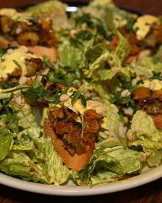 Закуска из баклажанов с кедровыми орешками