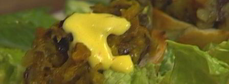 закуска из баклажанов с кедровыми орешками. Шаг 12