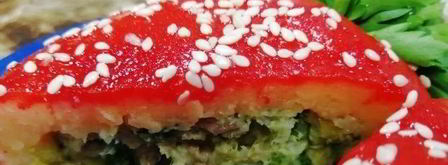 закуска из зеленого горошка и сельди. Шаг 10