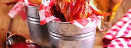 запеченные куриные крылышки, маринованные в наршарабе. Шаг 8