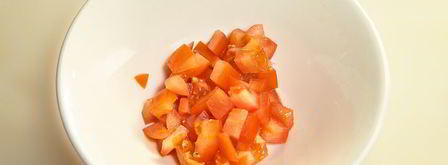 жареный сыр сулугуни с томатами. Шаг 6