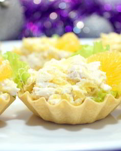 Закуски в тарталетках