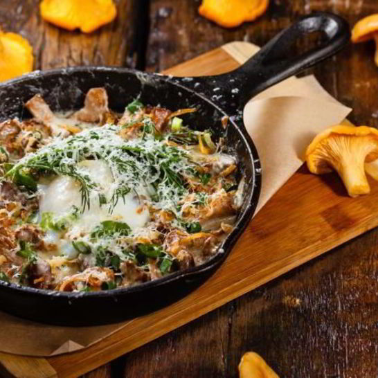 Рецепт жульена из лисичек