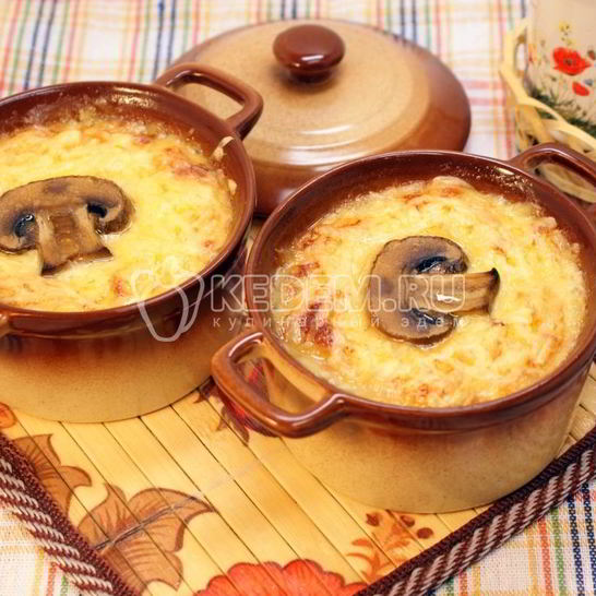 Рецепт жульена с грибами